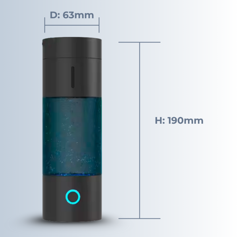 Hydrogenvandflaske - 350 ml kapacitet til daglig brug